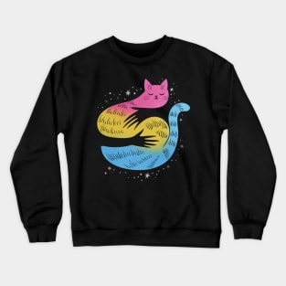 Pansexual Bee Proud LGBT Pride Flag Crewneck Sweatshirt